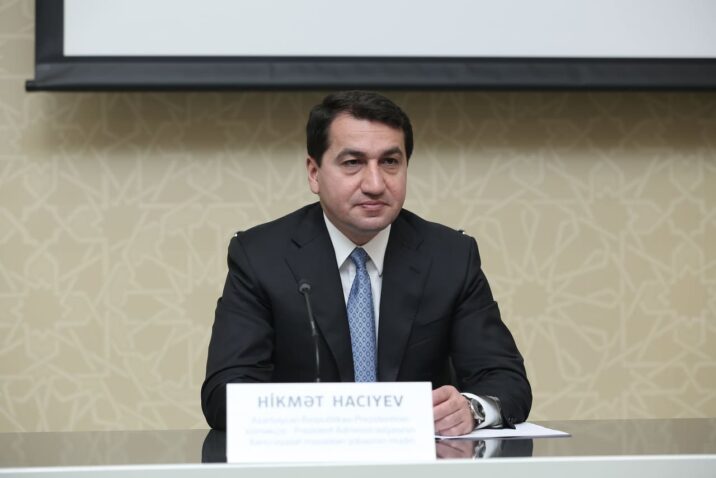 Hikmət Hacıyev Blinkenin köməkçisi ilə GÖRÜŞDÜ Hikmət Hacıyev Blinkenin köməkçisi ilə GÖRÜŞDÜ