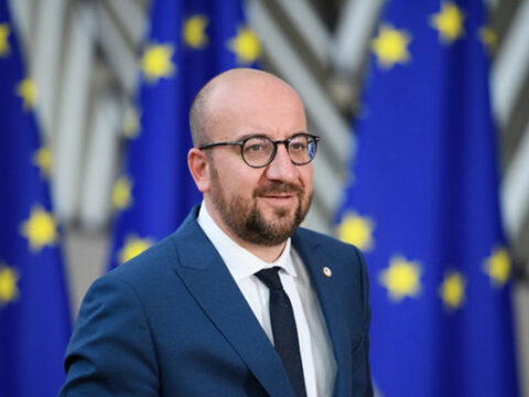 Şarl Mişel liderlərlə birgə görüşdən əvvəl paylaşım etdi