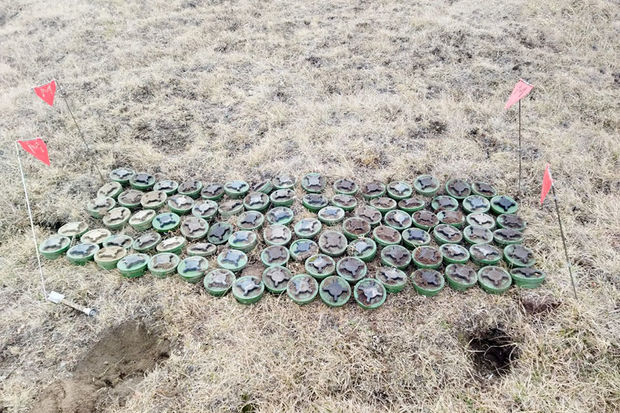 Kəlbəcər və Daşkəsəndə daha 153 mina zərərsizləşdirilib