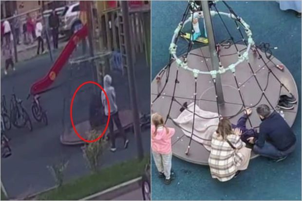 Karuseldə həddindən artıq bərk fırladılan uşaq xəstəxanalıq oldu