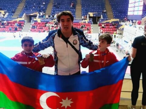 Azərbaycanın iki taekvondoçusu Avropa çempionu olub
