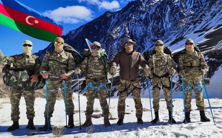 Kursantlar “Zəfər zirvəsi”nə qalxıblar – FOTOLAR