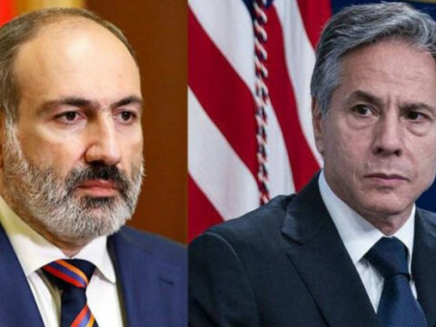 Paşinyan və Blinken Ermənistan-Azərbaycan münasibətlərinin tənzimlənməsini müzakirə ediblər