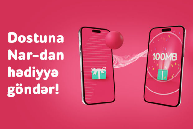 Dostuna “Nar”dan hədiyyə göndər! – FOTO Dostuna “Nar”dan hədiyyə göndər! – FOTO
