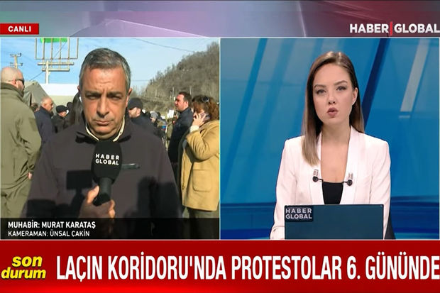 “Haber Global” Xankəndi yolundakı etirazlarla bağlı süjet hazırladı “Haber Global” Xankəndi yolundakı etirazlarla bağlı süjet hazırladı