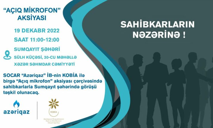 Sahibkarlarla növbəti görüş Sumqayıt şəhərində  keçiriləcək
