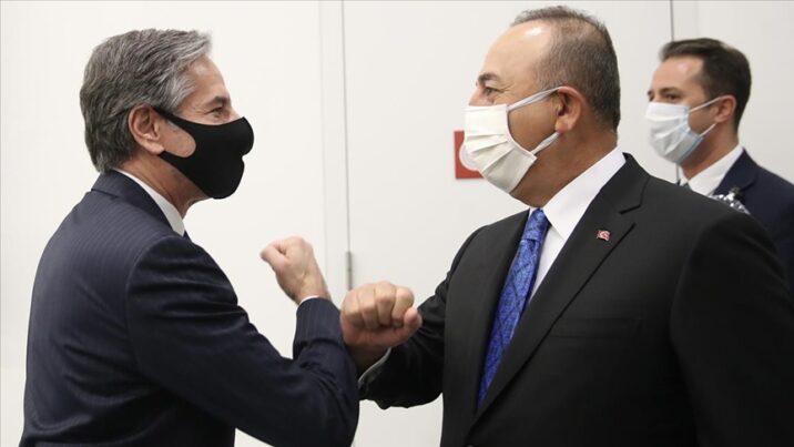 Çavuşoğlu Blinkenlə Ukraynanı müzakirə etdi Çavuşoğlu Blinkenlə Ukraynanı müzakirə etdi