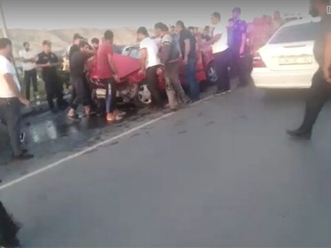 Bakıda polis ağır qəza törətdi