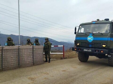 Sülhməramlıların daha bir avtomobilinin keçməsinə şərait yaradılıb
