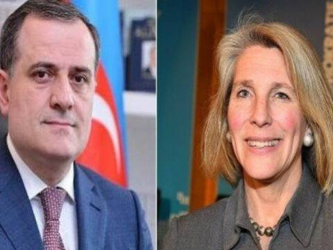 Ceyhun Bayramov ABŞ Dövlət Katibinin köməkçisi ilə Laçındakı vəziyyəti müzakirə etdi