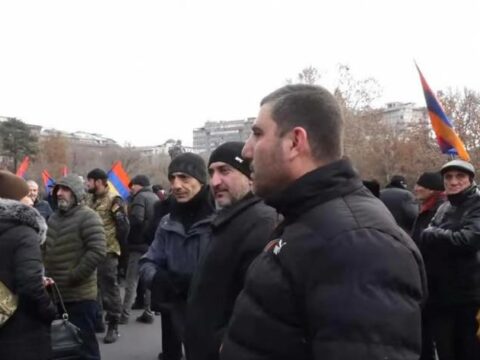 İrəvanda Rusiyaya etiraz aksiyası keçirilir