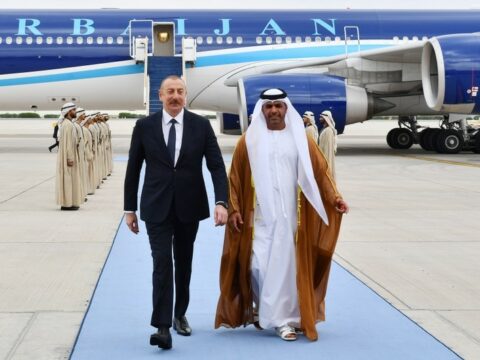 Prezident İlham Əliyev Birləşmiş Ərəb Əmirliklərinə işgüzar səfərə gedib
