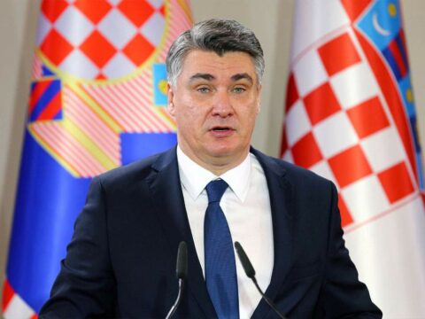 Xorvatiya prezidenti Almaniyaya etiraz etdi