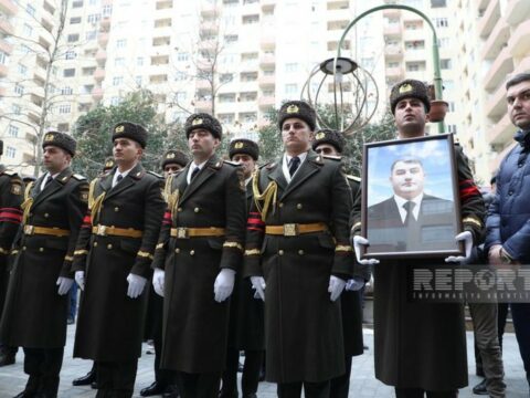 Şəhid Orxan Əsgərovun vida mərasimi başa çatıb