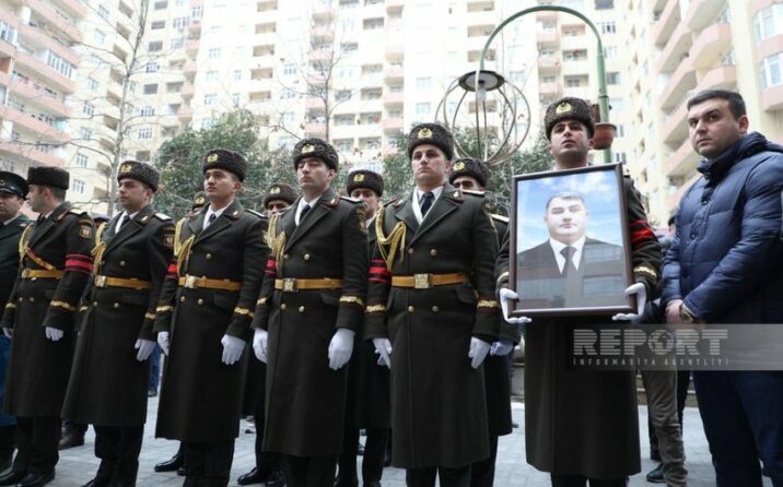 Şəhid Orxan Əsgərovun vida mərasimi başa çatıb