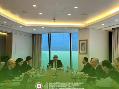 Qarabağ iqtisadi rayonunda Bərpa, Tikinti və İdarəetmə Xidmətinin fəaliyyəti təhlil olunub