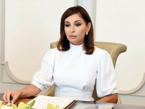Mehriban Əliyeva baş nazirin həyat yoldaşı ilə görüşdü 