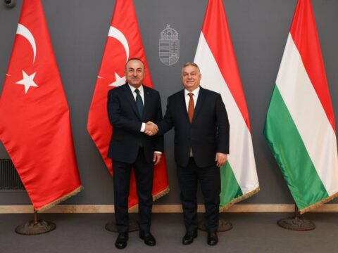Çavuşoğlu Orbanla görüşdü
