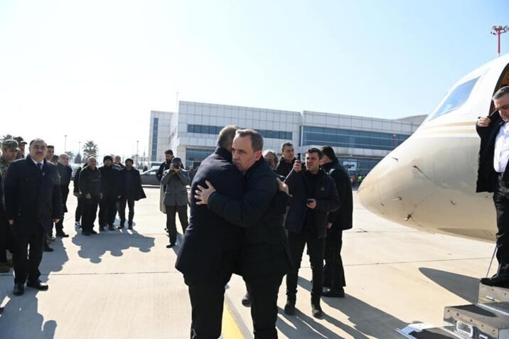 Ceyhun Bayramov Çavuşoğlu ilə Kahramanmaraşda