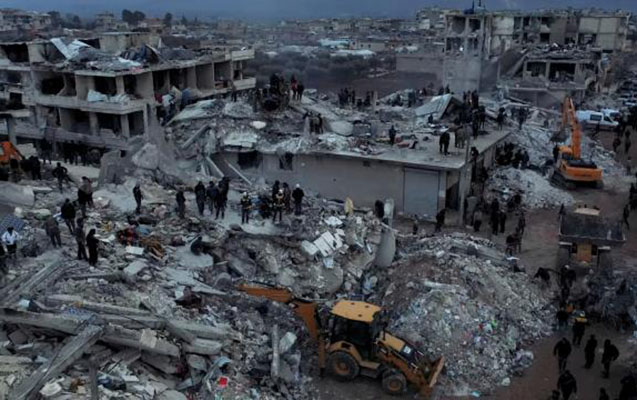 Suriyada zəlzələ nəticəsində ölənlərin sayı 3 mini keçdi Suriyada zəlzələ nəticəsində ölənlərin sayı 3 mini keçdi