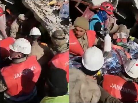 Hatayda 175 saat sonra möcüzə: Ana və iki qızı salamat çıxarıldı