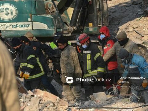 Yerlə-yeksan olan binada azərbaycanlı tələbələrdən iz yoxdur