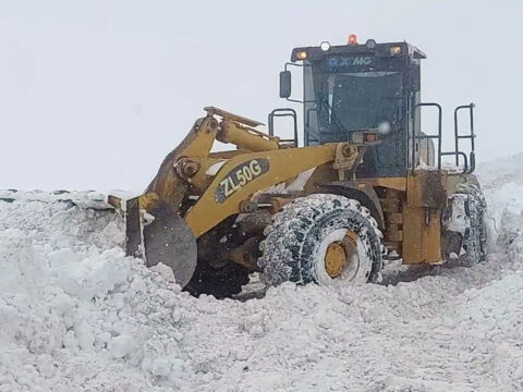 Kəlbəcər, Laçın və Daşkəsəndə 2780 km-dən çox yol qar örtüyündən təmizlənib – VİDEO