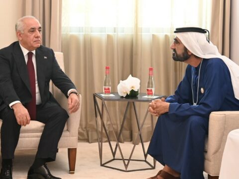 Əli Əsədov Şeyx Məhəmməd bin-Rəşid Əl-Maktumla görüşüb