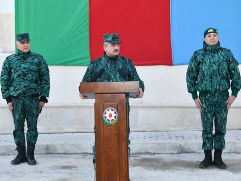 Cəbrayılda DSX-nin hərbi hissəsində zabit-gizirlər üçün yaşayış binaları xidməti istifadəyə verilib