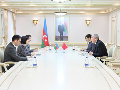 Sahibə Qafarova Mərakeş səfirilə görüşdü 