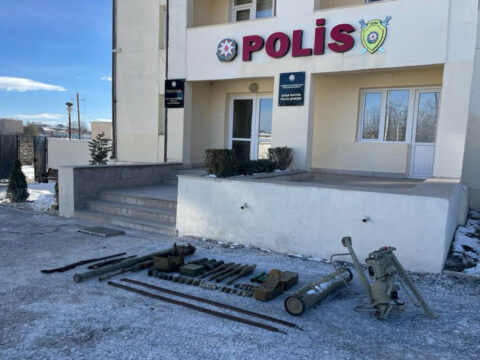 Şuşada xeyli silah-sursat aşkarlandı