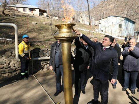 Yardımlı rayonunun Perimbel kəndinin qazlaşdırılması yekunlaşdı