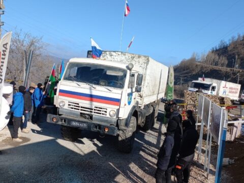 Sülhməramlıların 11 maşını aksiya yerindən keçdi – YENİLƏNİB