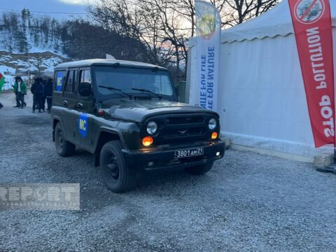 Xankəndi-Laçın yolunda sülhməramlıların 55 avtomobili maneəsiz keçib