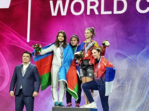Qadın idmançımız MMA idman növü üzrə dünya çempionatında gümüş medal qazanıb