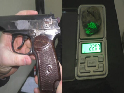 Göyçayda silah gəzdirən, narkotiklərin dövriyyəsi ilə məşğul olan və oğurluq edən şəxslər saxlanılıb