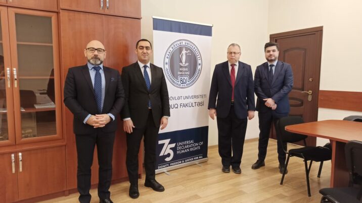 BDU ilə BMT-nin İnsan Hüquqları üzrə Ali Komissarlığı arasında əməkdaşlıq əlaqələri müzakirə olunub BDU ilə BMT-nin İnsan Hüquqları üzrə Ali Komissarlığı arasında əməkdaşlıq əlaqələri müzakirə olunub