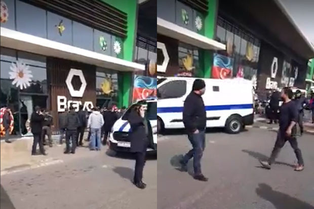 Bakıda marketə silahlı basqın olub: Ərazi mühasirəyə alındı Bakıda marketə silahlı basqın olub: Ərazi mühasirəyə alındı