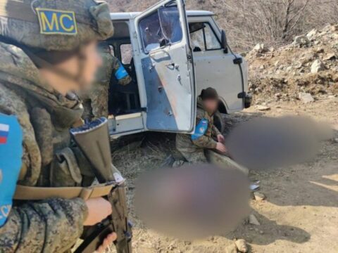 Xankəndi yaxınlığında atışmanın baş verdiyi yerdən FOTOLAR