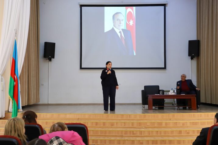 ADU-da professor Dilarə Seyidzadə ilə görüş keçirilib ADU-da professor Dilarə Seyidzadə ilə görüş keçirilib