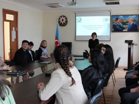 BDU tələbələri Coğrafiya İnstitutunda istehsalat təcrübəsində