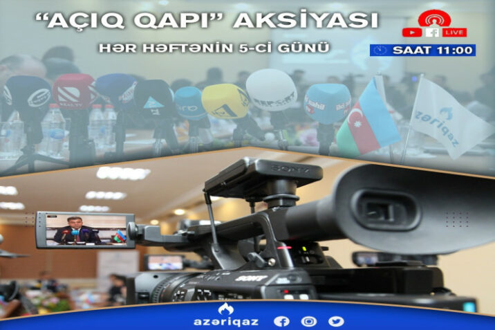 “Azəriqaz” İB-də media və QHT nümayəndələri ilə növbəti görüş keçiriləcək “Azəriqaz” İB-də media və QHT nümayəndələri ilə növbəti görüş keçiriləcək