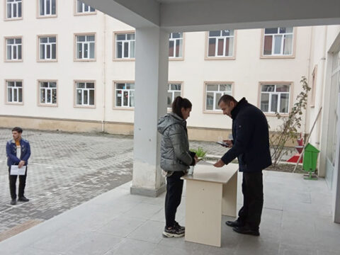 Ağalıda ilk dəfə buraxılış imtahanı keçirildi