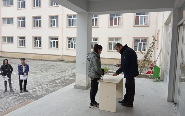 Ağalıda ilk dəfə buraxılış imtahanı keçirildi Ağalıda ilk dəfə buraxılış imtahanı keçirildi