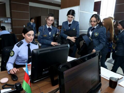 Gömrük Akademiyasının tələbələrinin istehsalat təcrübəsi davam edir