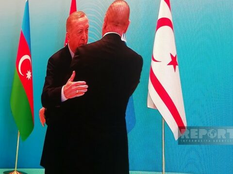 Ərdoğan Azərbaycan Prezidentini qarşılayıb