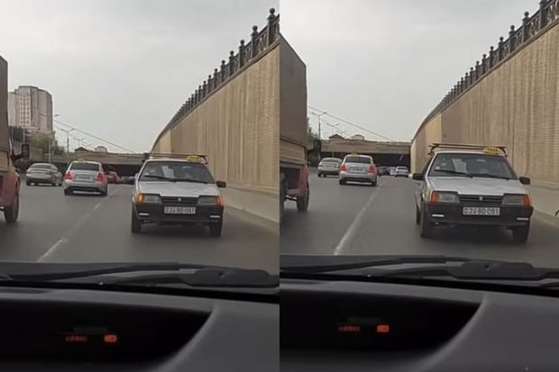 Bakıda daha bir sürücüdən ağlasığmaz addım