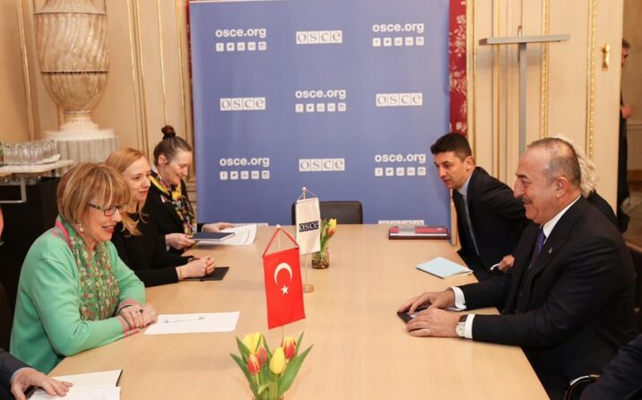 Çavuşoğlu ATƏT-in baş katibi ilə Cənubi Qafqazı müzakirə etdi 