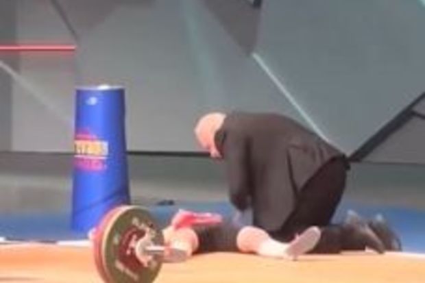 Türkiyəli idmançı İrəvandakı Avropa çempionatında huşunu itirdi