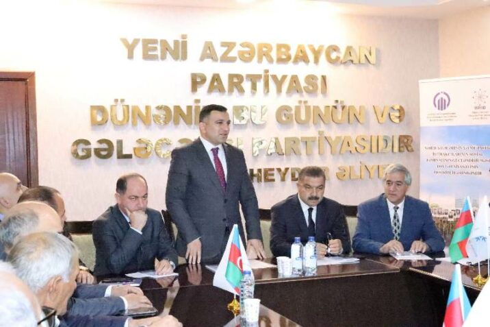 “Müasir İnternet Resurslarının İnkişafı” İctimai Birliyi İmişlidə hüquqi dəstək adlı tədbir keçirib